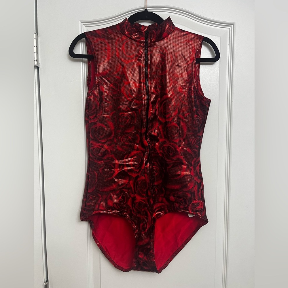 BNWT Disco Roses Body Suit large